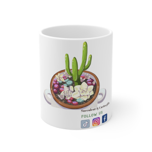 Personalised Succulent Mugs | Design Your Business Cups